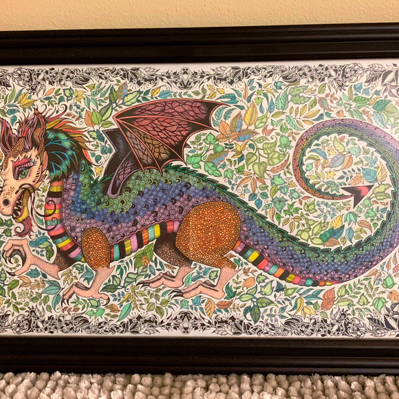Other - Dragon Wall Art - Hand Colored